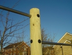 Cambourne Fitness Trail - Chin-up Station - Close Up