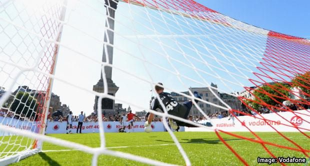 Vodafone 4G Launch - Trafalgar Square Football Event