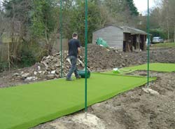 Installation of a new cricket wicket can generate considerable amounts of spoil!