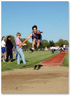 Long Jump Surface