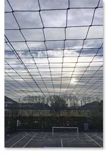MUGA Roof Netting