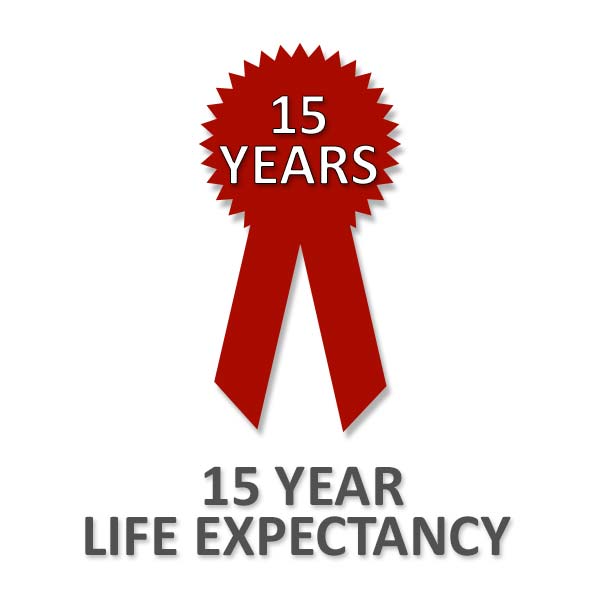 15 Year Life Expectancy