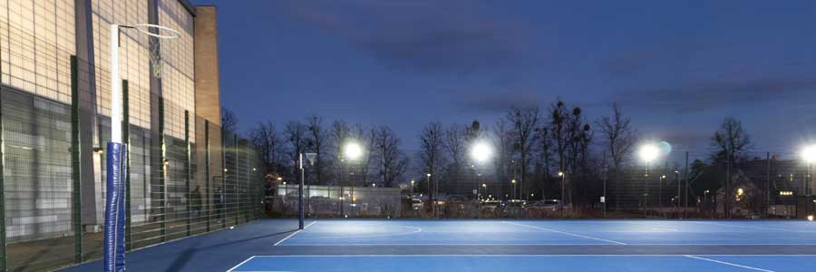 Sports Lite Fence Fixed Netball Floodlights Sports Lite Fence Fixed Netball Floodlights