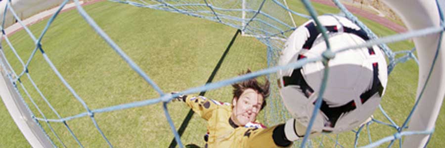 6.4m x 2.1m Junior Aluminium Goal Football Nets