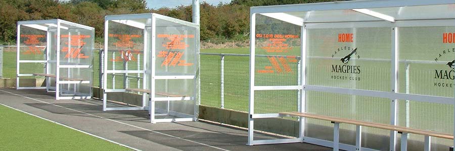 Aluminium Hockey Pitch Shelters