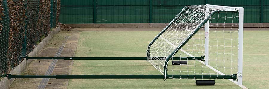 4.8m x 1.2m Fence Folding Aluminium 5-a-Side Goals