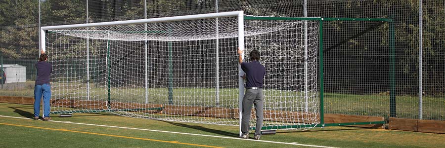 3.6m x 1.8m Fence Folding Aluminium Mini Soccer Goals 