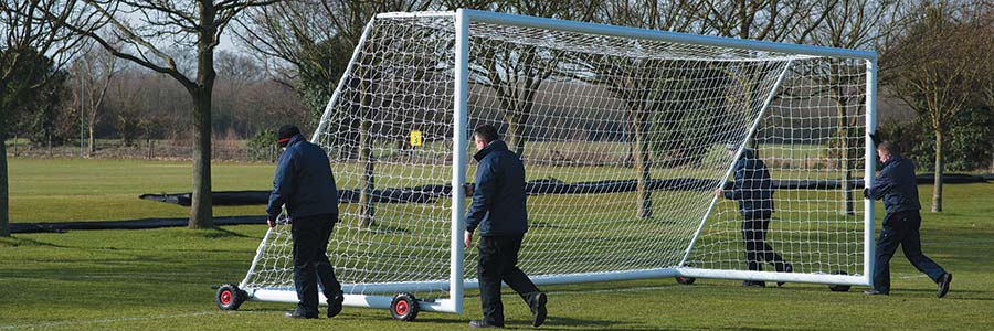 6.4m x 2.1m Junior Freestanding Steel Goals