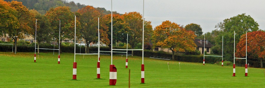 Socketed Aluminium Rugby Posts