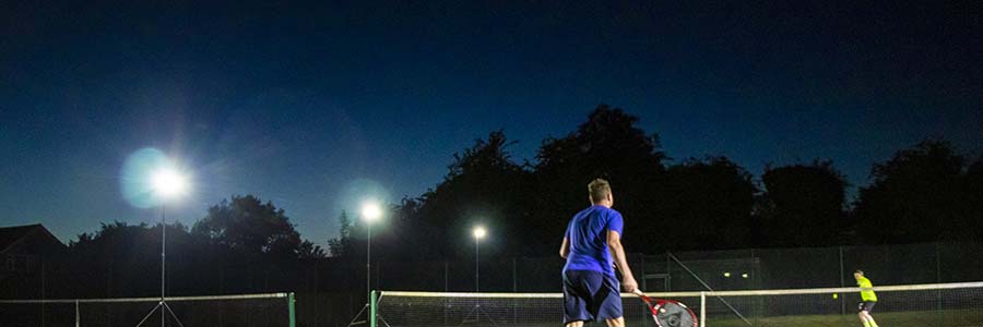 Grass Court Tennis Floodlights