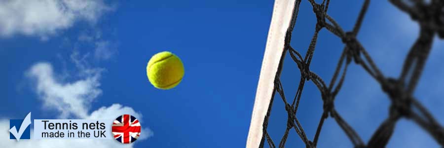 Edwards Double Netting Top Tennis Nets - Canvas / Polyester Headband