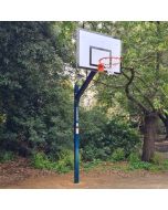 Cantilever Steel Basketball Goals with Steel Practice Backboards