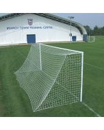 Pair of 6.4m x 2.13m x 60mm dia. Junior Heavyweight Football Goals