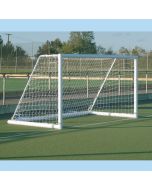 Pair of 4.88m x 2.13m 9 v 9 4G Aluminium Portagoals