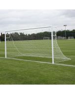 Pair of 4.88m x 2.13m x 76mm dia. 9 v 9 Super Heavyweight Goals