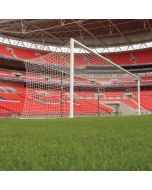 7.3m x 2.4m Senior 4G Stadium Football Goals Pack c/w Box Net Supports & Nets