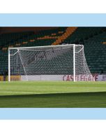 7.3m x 2.4m Senior 4G Stadium Club Football Goals Pack c/w 'D' Supports & Nets