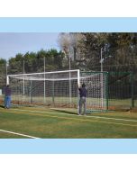Pair of 7.32m x 2.44m Fence Folding Goals, 2.3m to 3.5m projection