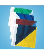 Two Colour Diagonal Design Corner Flag
