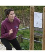 Gym Trail - Step Stations - Illustrated Exersign Artwork