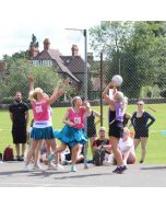 Pair of NB3 Socketed Netball Posts