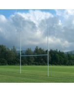 10m Socketed Aluminium Rugby Posts