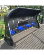 3.5m FibreTech Standard Team Shelter - Team Colours