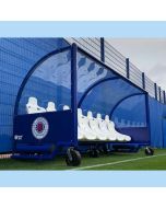 4.1m Portable Team Shelter with 7 Bucket Seats