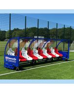 5.8m Portable Team Shelter with 10 Bucket Seats
