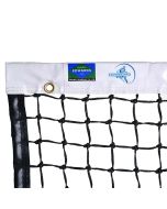 3.5mm Championship Singles Tennis Net - White Vinyl Headband
