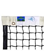 3.5mm Championship Quad Stitched Grand Slam Tennis Net - Cream Headband