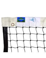 2.5mm Matchplay Quad Stitched Tennis Net - Cream Headband