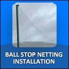 Ball Stop Netting System & Pitch Divider Installation