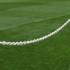 Pitch Protection Barrier - White Plastic Chain (25 Metre Reel)