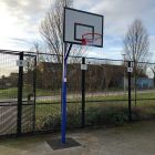 Heavy Duty Steel Basketball Goals with Wooden Practice Backboards