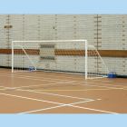 3.66m x 1.22m 5-a-Side Indoor Foldaway Steel Football Goals Pack with Nets
