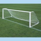 Pair of 4.88m x 1.22m Senior Fixed Freestanding Aluminium Five-a-Side Goals