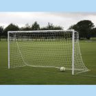 4.88m x 1.83m Round Heavyweight 7-a-side / Mini Soccer Goals Pack c/w 'D' Net Supports & Nets