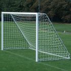 4.88m x 1.83m Folding Aluminium 7-a-side / Mini Soccer Goals Pack c/w Nets