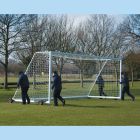 6.4m x 2.13m Junior 4G Weighted Football Portagoals Pack c/w Nets