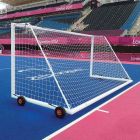 Pair of 4G Weighted 5v5 Portagoals 3m x 2m (Futsal / Blind)