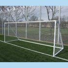 Pair of 4.88m x 2.13m 9v9 Heavy Duty Galvanised Goals