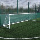 4.88m x 1.22m Heavy Duty Galvanised 5-a-Side Goals Pack c/w Nets