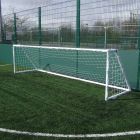 3.66m x 1.22m Heavy Duty Galvanised 5-a-Side Goals Pack c/w Nets