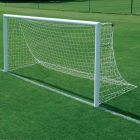 3.66m x 1.83m Socketed Ali Mini Soccer Goals Pack c/w Nets/Supports