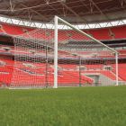 Pair of 6.4m x 2.13m Junior 4G Stadium Goals