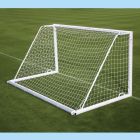 3.66m x 1.83m Aluminium Integral Weighted Mini Soccer Portagoals Pack c/w Nets