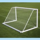 3.66m x 1.83m Aluminium Integral Weighted Mini Soccer Portagoals Pack c/w Nets