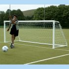 Pair of Aluminium 5-a-side Goals 3.66m x 1.22m (12' x 4')