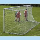Pair of 4mm Single Colour Hexagonal Continental Football Nets